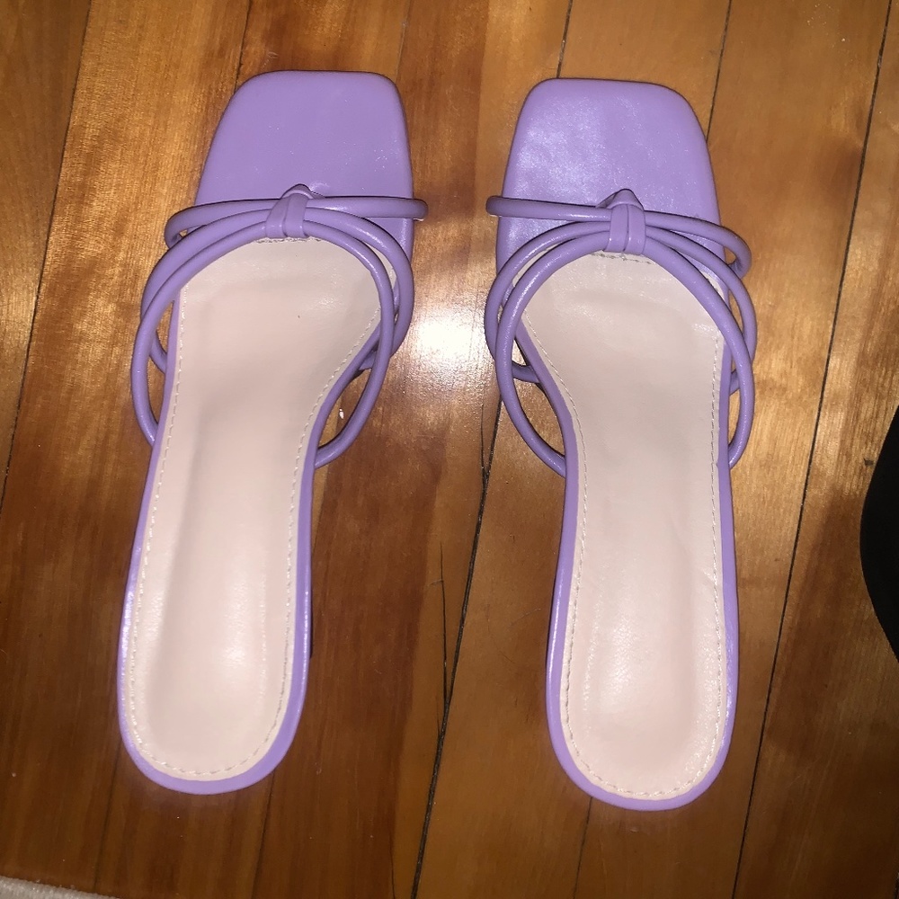 Shein purple heels